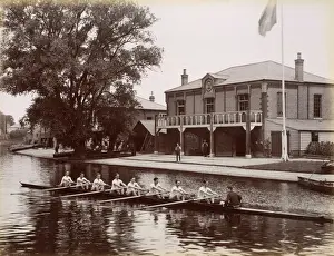 Crew Prints: Rowers on the River Cam, c. 1912