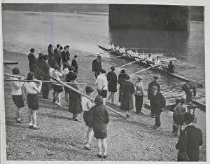 Rowing from Newnham College