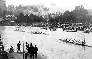 Rowing on the Thames at Eton