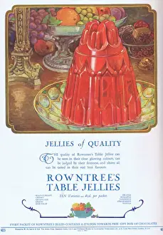 Rowntrees Table Jellies Advert, 1927