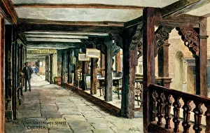 Paving Collection: The Rows, Watergate Street, Chester, Cheshire
