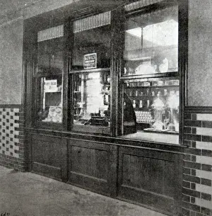 Rowton Prints: Rowton House Shop and Bar in Dining Room, Vauxhall