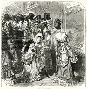 Viewing Prints: At the Royal Academy 1870