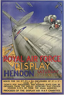Airman Collection: Royal Air Force Display Poster, Hendon