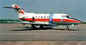 Royal Air Force - Hawker Siddeley Dominie T. 1 XS736 / M (msn 25072), of the Central Flying School, at RAF Brize Norton on 6 May 2002. Date: 2002