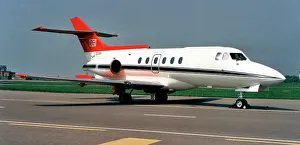Royal Air Force - Hawker Siddeley HS. 125 CC. 3 ZE396 (msn 257211), of No. 32 Squadron, at RAF Brize Norton on 6 May 2002. (Buried under ground as an art project in Bentveld, The Netherlands in 2017). Date: 2002