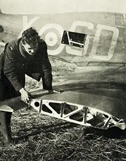 Royal Air Force Pilot Officer K. W. MacKenzie, DFC