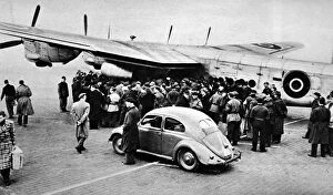 Governments Collection: Royal Air Force York at Gatow Airport, Berlin, 1949
