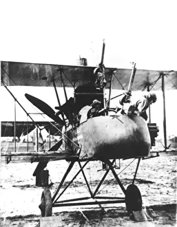 Seater Prints: Royal Aircraft Factory FE 2d two seater plane