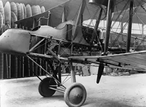 Panels Prints: Royal Aircraft Factory FE2b with some fuselage panels remove
