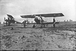 Nieuport Prints: Royal Aircraft Factory RE7 and Nieuport