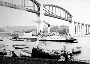 Saltash Prints: Royal Albert Bridge, Saltash, early 1900s