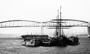 Royal albert Bridge at saltash near plymouth