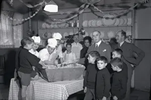 Royal Albert Orphanage, Bagshot, Surrey - cooking in kitchen