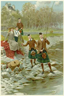 Card - Children Fishing