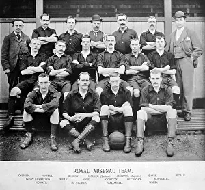 Arsenal Prints: Royal Arsenal Team, 1890s