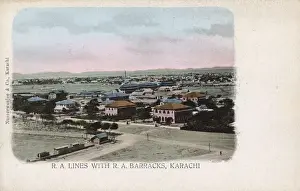 Frontier Prints: The Royal Artillery Lines and Barracks, Karachi, Pakistan