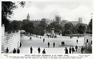 Pedestrains Prints: The Royal Artillery Memorial and St. James Park, London