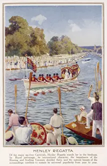 Cheering Prints: Royal Barge - Henley