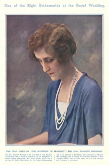 Images Dated 24th January 2011: Royal bridesmaid - Hon. Diamond Hardinge