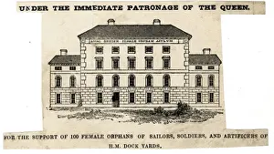Plymouth Prints: Royal British Female Orphan Asylum, Stoke Damerel
