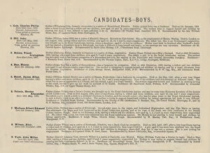 Details Gallery: Royal Caledonian Orphan Asylum, Bushey - Candidate List