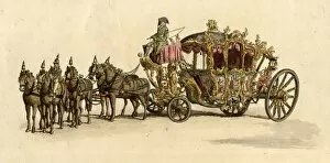 Rococo Collection: Royal coach and horses, ready for a special event
