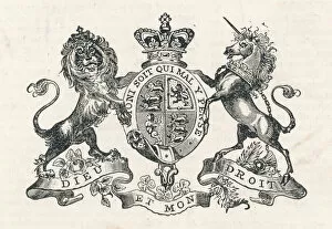 1851 Collection: Royal Coat of Arms