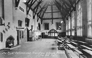 Travellers Prints: Royal Commercial Travellers Schools, Pinner - Hall