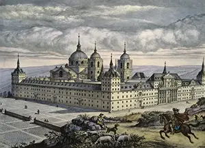 Felipe Prints: Royal Courier of the Court of Felipe II, lithography
