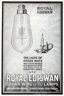 Images Dated 21st November 2020: Royal Ediswan, Edison and Swan United Electric Light Company 1919
