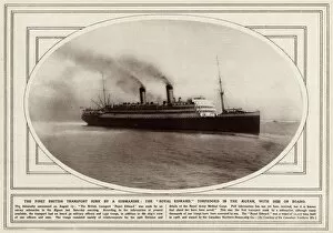 Torpedoed Gallery: Royal Edward torpedoed August 1915