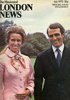 Royal Wedding Magazine Covers Gallery: Royal Engagement 1973 - ILN front cover