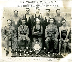 Aquatic Gallery: Royal Engineers Aquatic Sports Champions, Malta