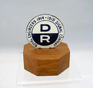 Despatch Prints: Royal Engineers badge, Signal Company Despatch Rider