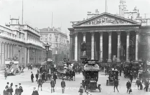 Vibrant Prints: Royal Exchange and Bank of England in Historical London