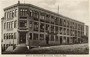 Cobalt Prints: Royal Exchange Building, Cobalt, Ontario, Canada