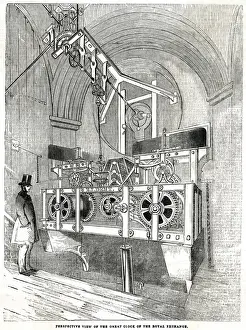 Royal Exchange, clock 1844
