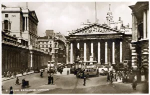 Images Dated 12th February 2021: The Royal Exchange, Cornhill, City of London