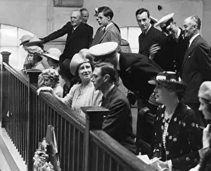 The Royal Family at Darmouth Naval College