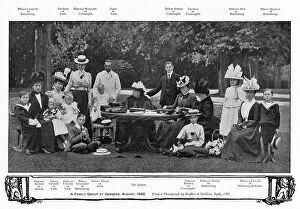 Battenberg Collection: Royal Family Group at Osborne House