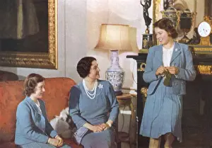 Royal family at home, special sitting for ILN, May 1942