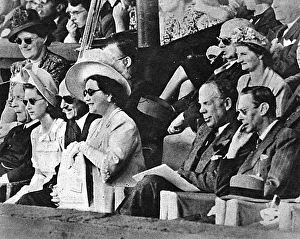 Images Dated 30th December 2016: The Royal family watching the mens singles final