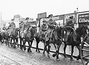 Commandeered Prints: Royal Field Artillery with commandeered horse during WW1