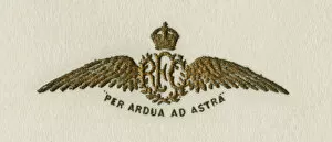 Images Dated 15th July 2016: Royal Flying Corps - Christmas Greetings Card (front)