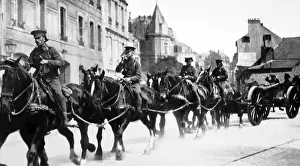 Royal Horse Artillery during WW1 - hand coloured photograph