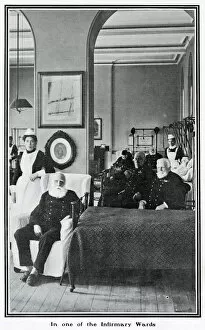 Pensioners Gallery: Royal Hospital Chelsea, Infirmary Wards 1902