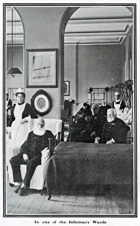 Wards Prints: Royal Hospital Chelsea, Infirmary Wards 1902