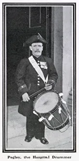 Images Dated 18th March 2021: Royal Hospital Chelsea, Pegley the drummer 1902