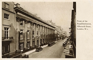 Albermarle Gallery: Front of the Royal Institution, Albermarle Street, London